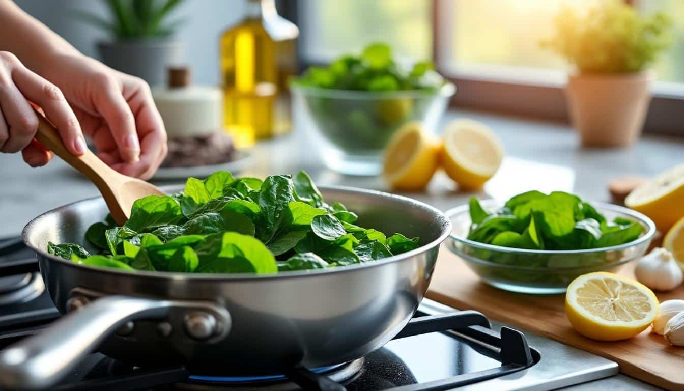 découvrez comment cuire des épinards frais tout en préservant leurs vitamines et leurs saveurs pour un plat sain et savoureux.