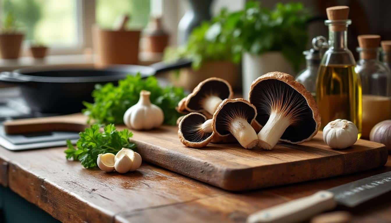 découvrez comment préparer une délicieuse recette à base de trompette de la mort, avec des conseils simples pour sublimer ce champignon savoureux et surprendre vos papilles.