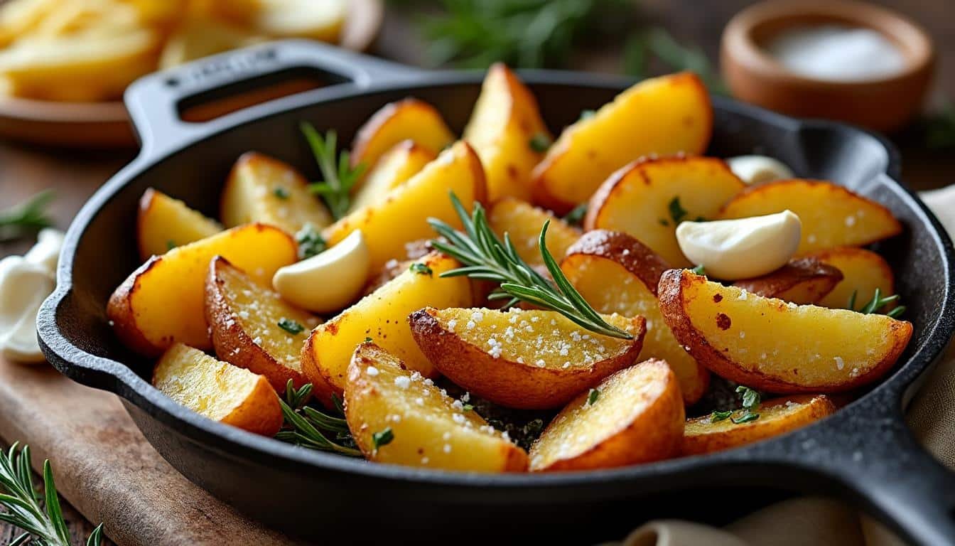 découvrez nos astuces simples et efficaces pour réussir des pommes de terre rôties au four parfaitement croustillantes à chaque préparation. un guide facile pour un délicieux accompagnement doré et savoureux.