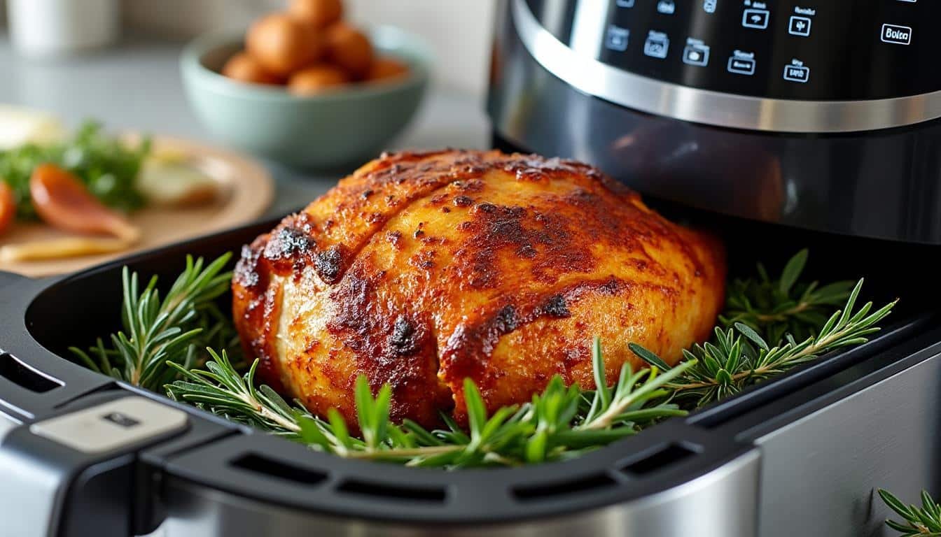 découvrez comment réussir un rôti de porc croustillant et juteux à l'air fryer grâce à nos astuces simples et rapides pour un repas savoureux.